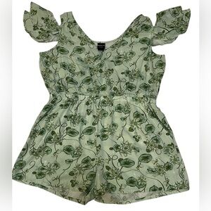 Her Universe Destination Disney Light Green Princess & The Frog Romper Sz 3x